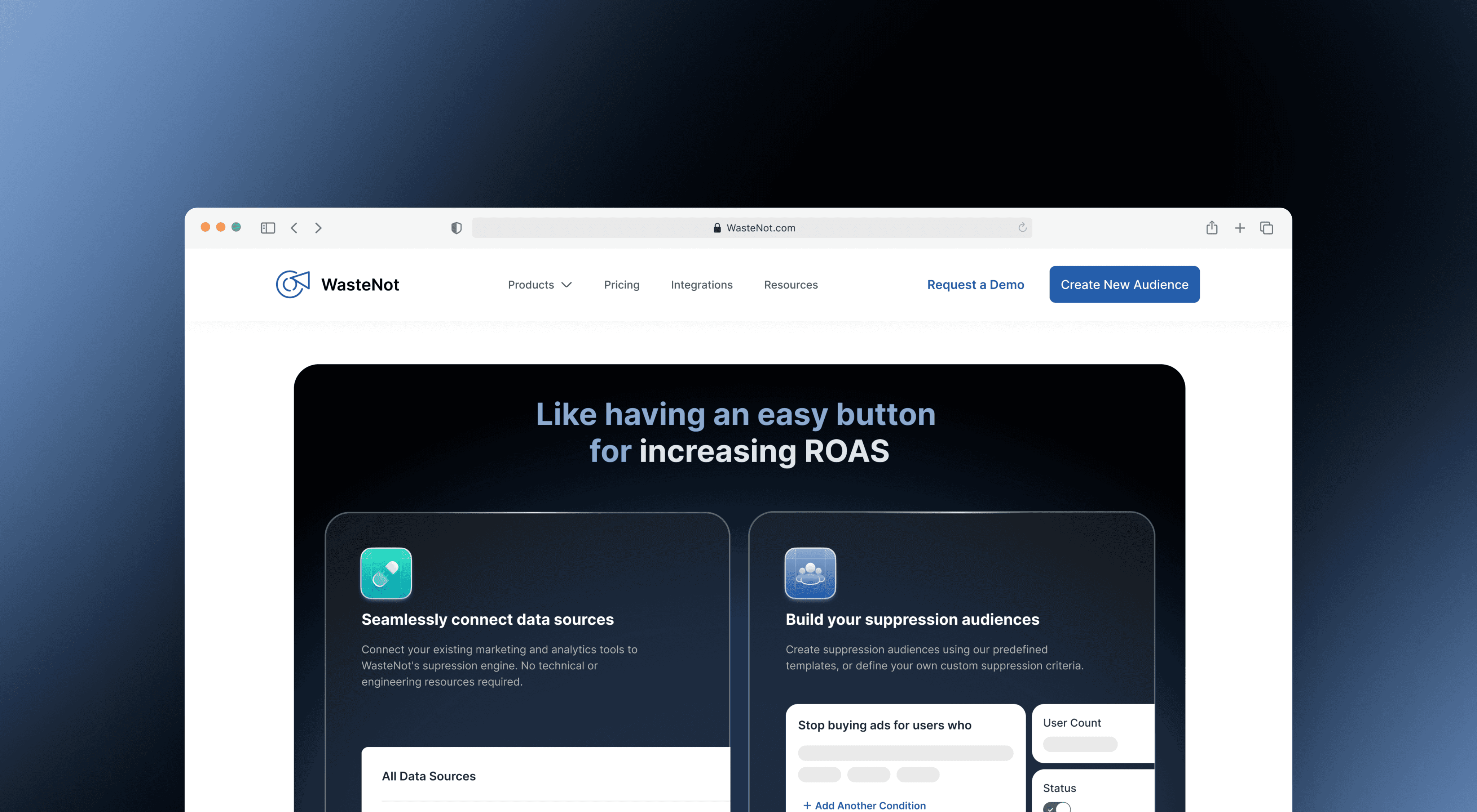 WasteNot platform dashboard